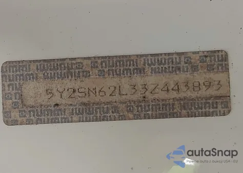 2003 Pontiac Vibe Gt from USA, damaged, VIN 5Y2SN62L33Z443893